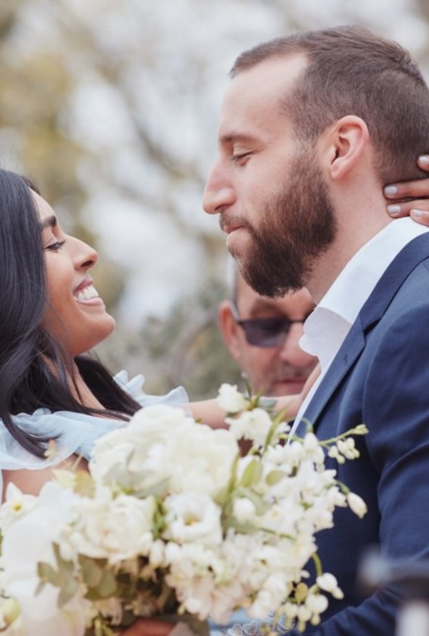  العروسان ديبيكا و مايكل