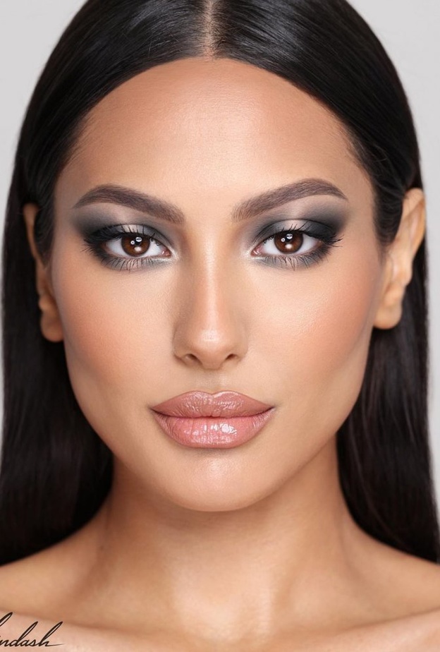 مكياج سموكي قوي جريء بأسلوب هنداش