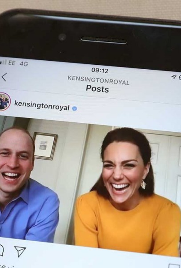 الأمير وليام يدير مهامه عبر المكالمات المرئية