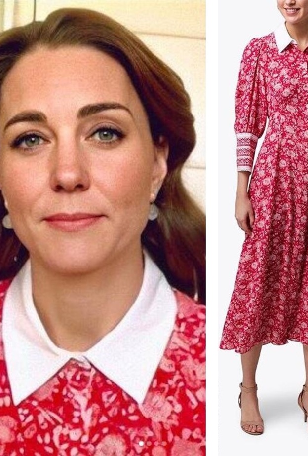  كيت ميدلتون تتألق بأجمل الأزياء من الحجر المنزلي