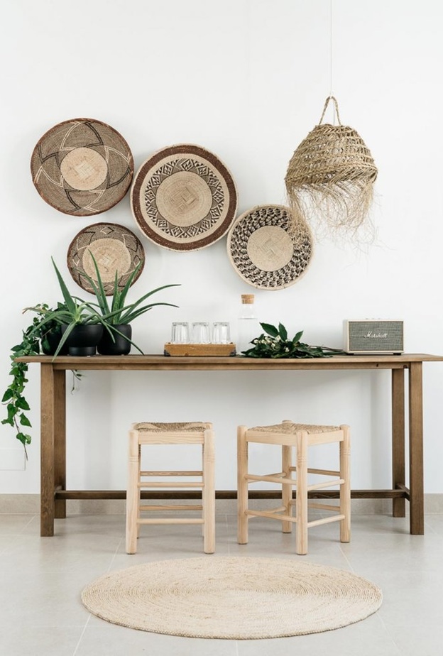 الأثاث الفينتاج بأسلوب عصري لديكور غرفة معيشة صديقة للبيئة