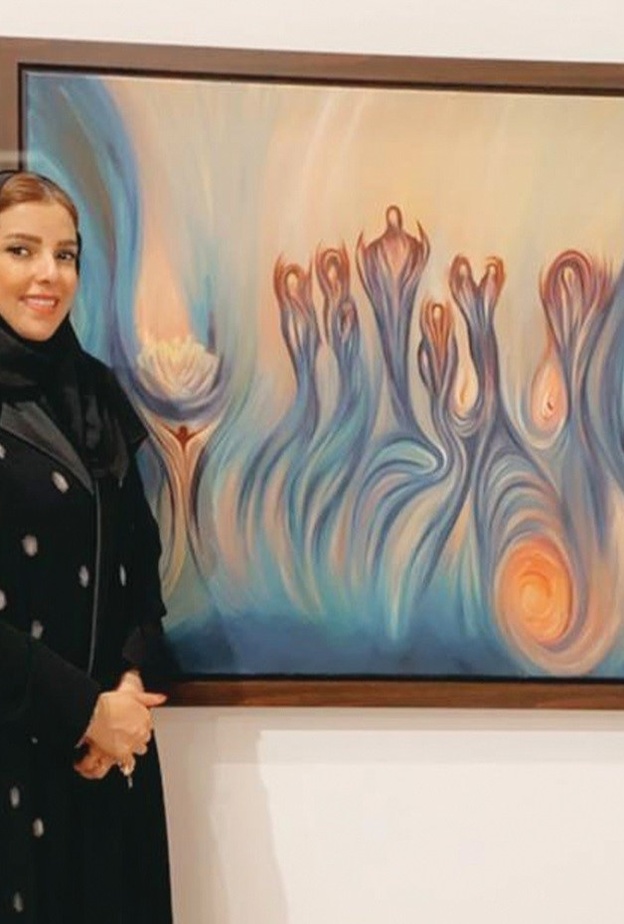 التشكيلية مضاوي الباز تطلق مبادرة موهوبين ضاوي لدعم المواهب الفنية الوطنية