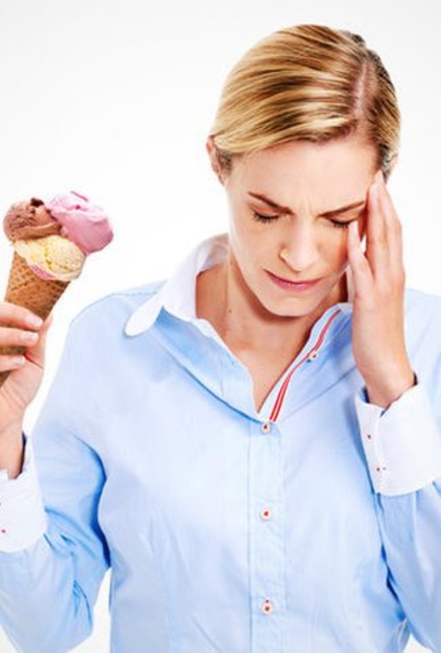 تجمد الدماغ هو صداع الآيس كريم