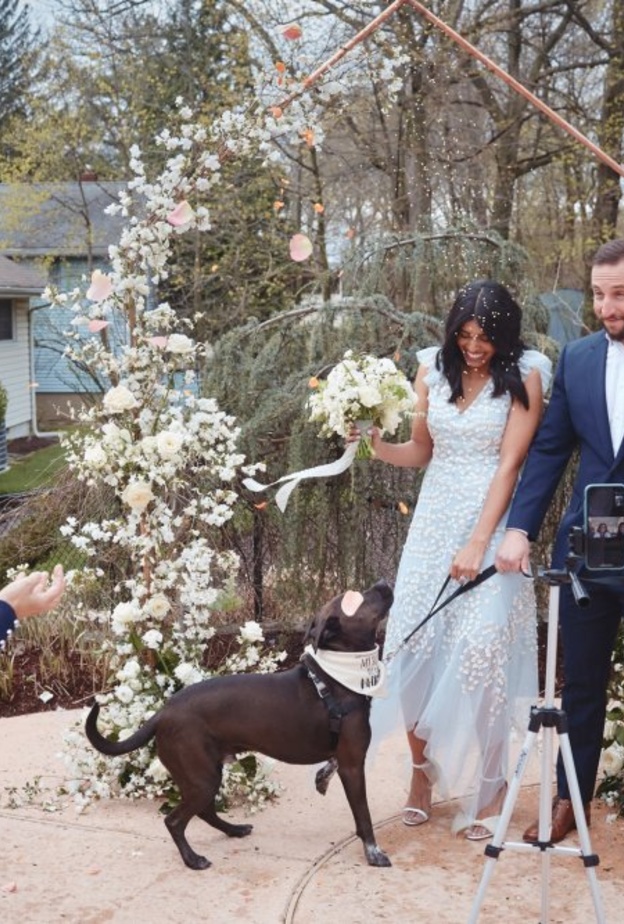  نقل حفل الزفاف عبر تطبيق زووم