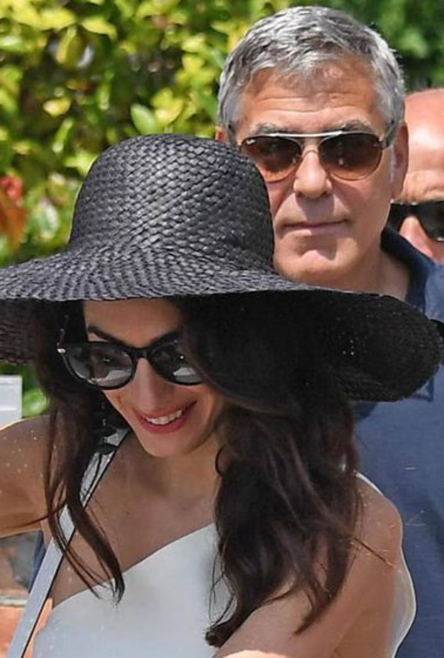 جورج وأمل كلوني في فينسيا الايطالية