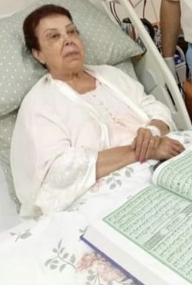 رجاء الجداوي في المستشفى 