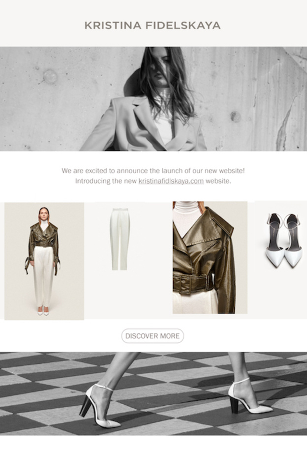 كريستينا فيديلسكايا تطلق موقعًا إلكترونيًا جديدًا ومنصة للتجارة الإلكترونية