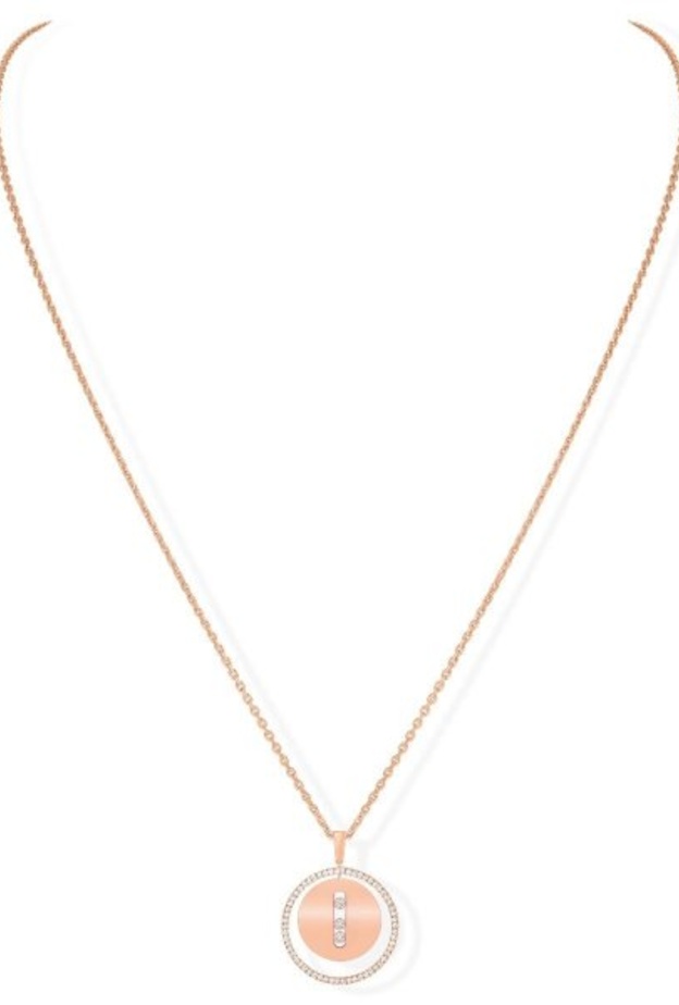 سلسال ذهب وردي من Messika