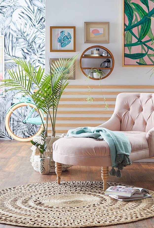 النقشات الجريئة والمتنوعة لديكورات حائط منزل عصري