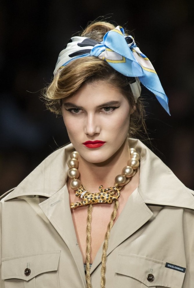 اكسسوارات شعر الفولار الملون 2020 م Dolce&Gabbana