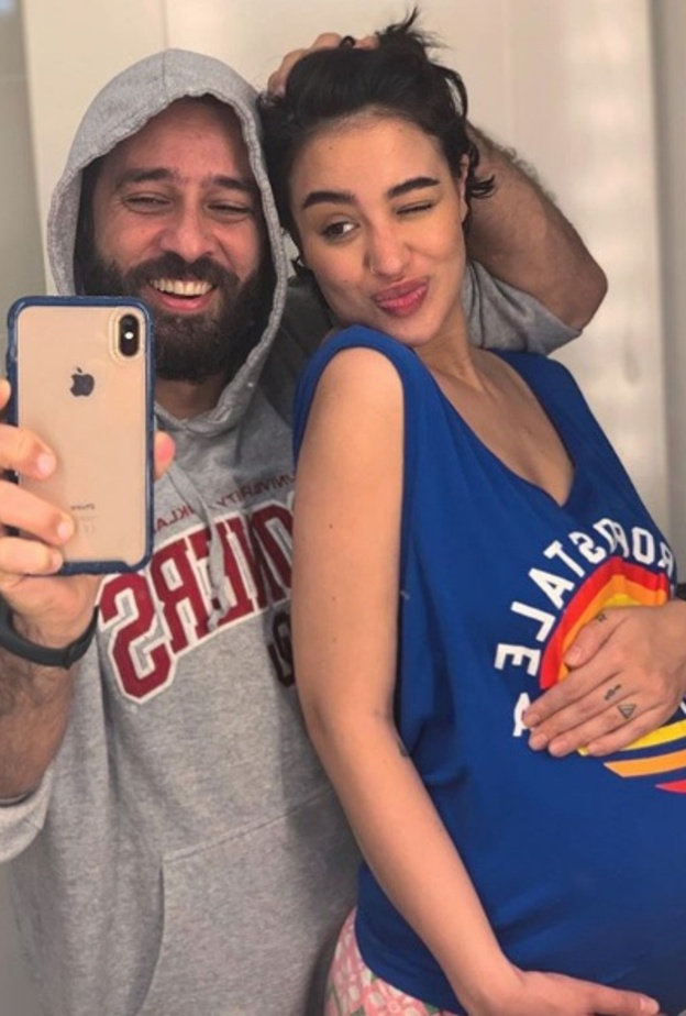 نينا عبد الملك وزوجها حسان الشيخ