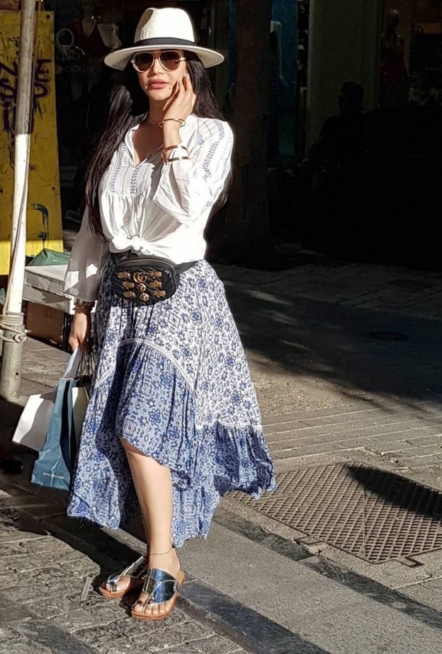  موديلات تنانير ميدي مستوحاة من لجين عمران