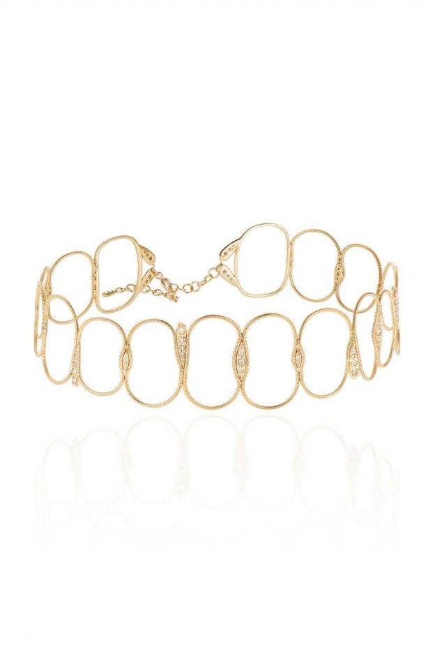  عقد شوكر ذهب على شكل دوائر من Fernando Jorge