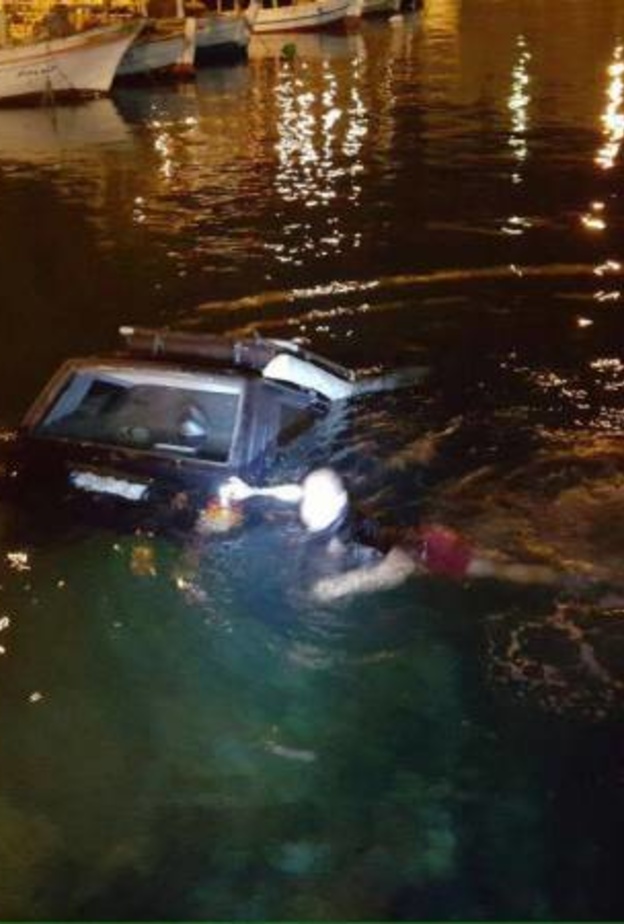 غرق السيارة التي تقل العروس في ترعة بمحافظة المنيا في مصر