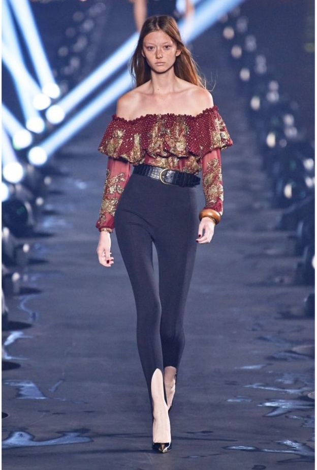  بلوز للسهرة من Saint Laurent