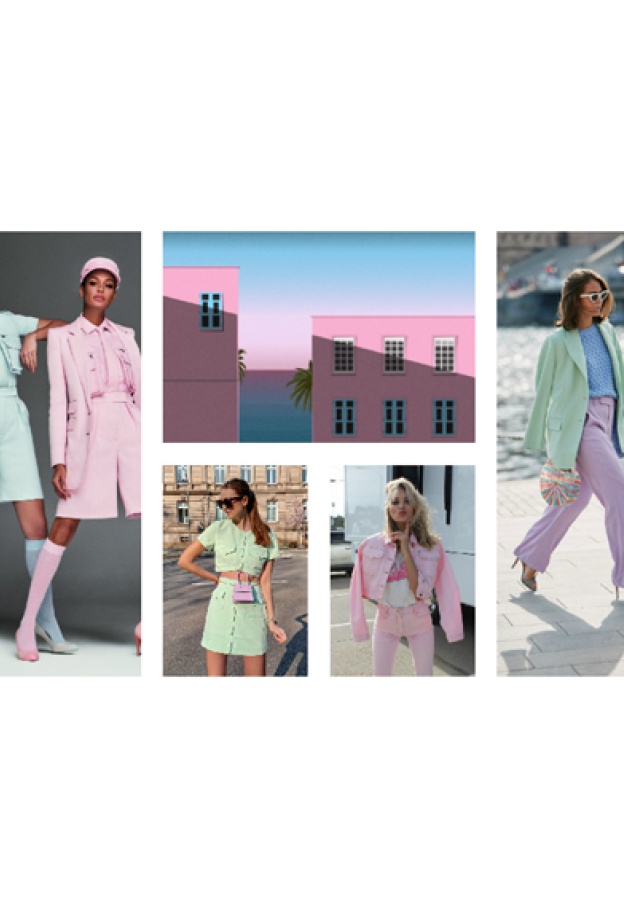 درجات الباستيل الناعمة موضة صيف 2020