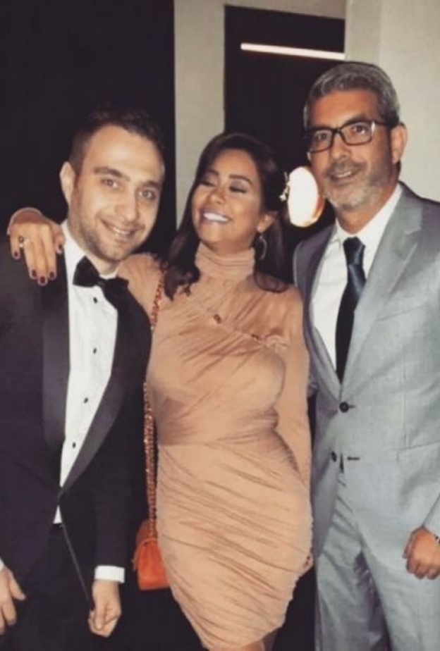 شيرين وحسام حبيب ومدير اعمالها السابق