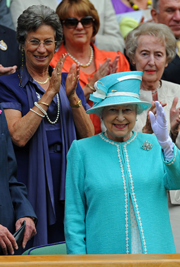 ملكة بريطانيا في بطولة ويمبلدون عام 2010