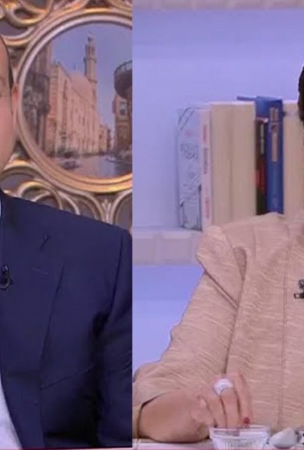 عمرو أديب ورجاء الجداوي