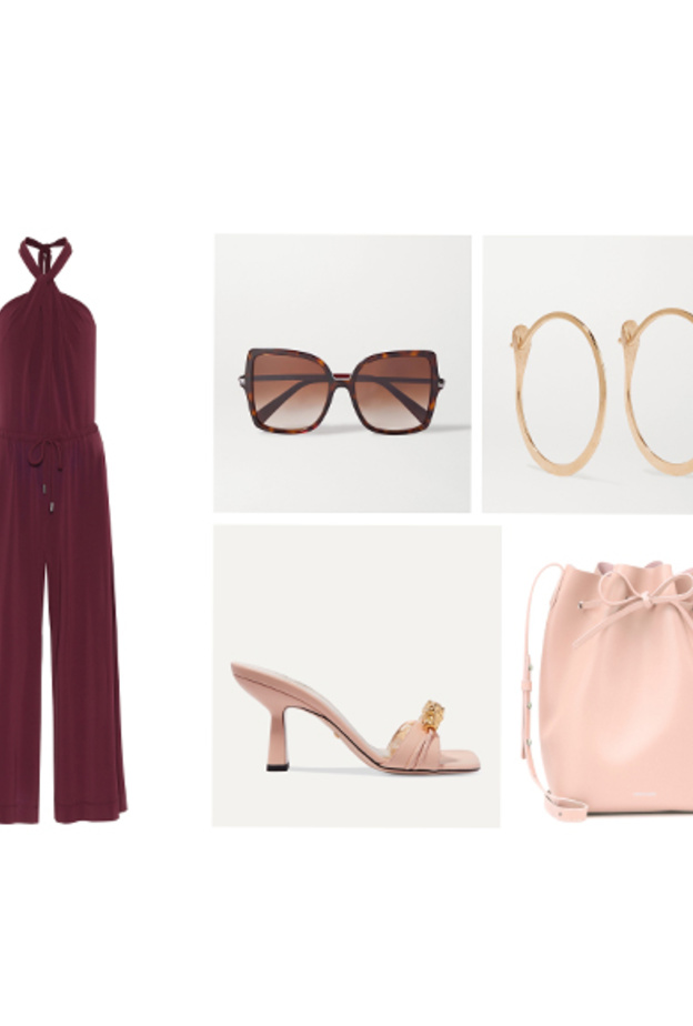 اطلالة جذابة وعصرية بالجمبسوت البوردو الكاجوال !