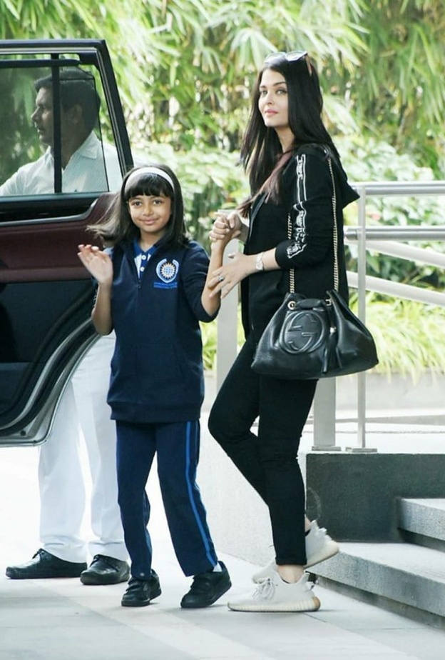 النجمة آيشواريا راي وابنتها