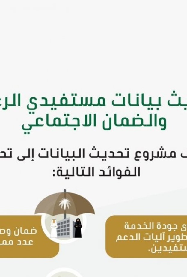 تحديث بيانات مستفيدي الضمان الاجتماعي 1441 برقم الهوية