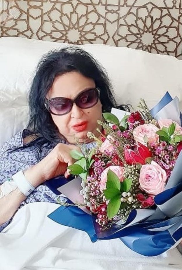 سميرة توفيق 2020 من المستشفى