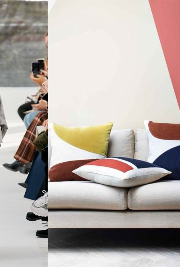 الألوان الترابية بين عرض أزياء كينزو في باريس 2020 و ديكور جلسات عربية عصرية