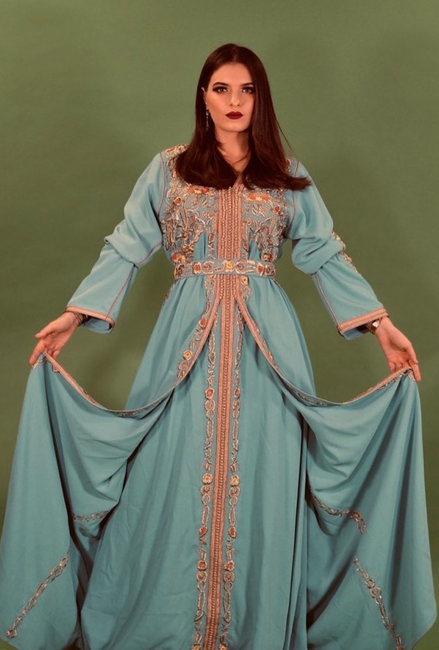 اجمل موديلات قفاطين مغربية لصيف 2020 على طريقة فاطمة قنبوع