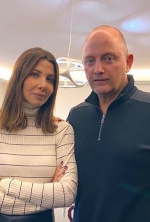 نانسي عجرم وزوجها 