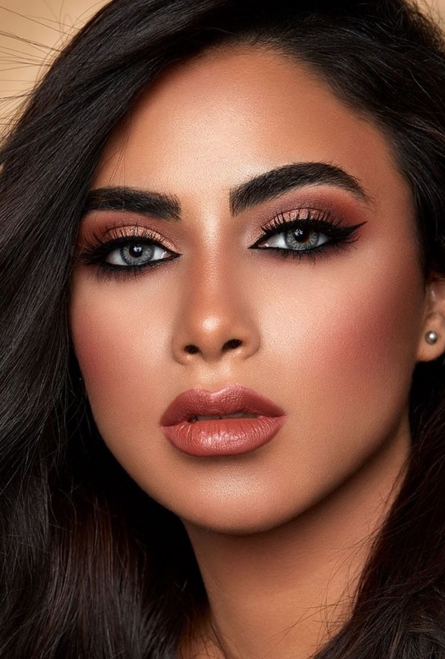  مكياج عيون خليجي باسلوب خبير التجميل فادي قطايا