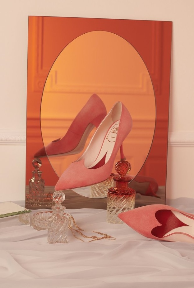 حذاء I Love Vivier Sling Back Black