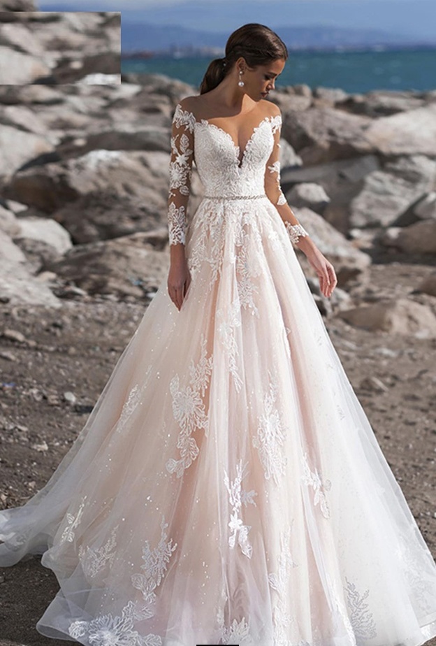  اختاري فستان الزفاف المناسب لشكل جسمك