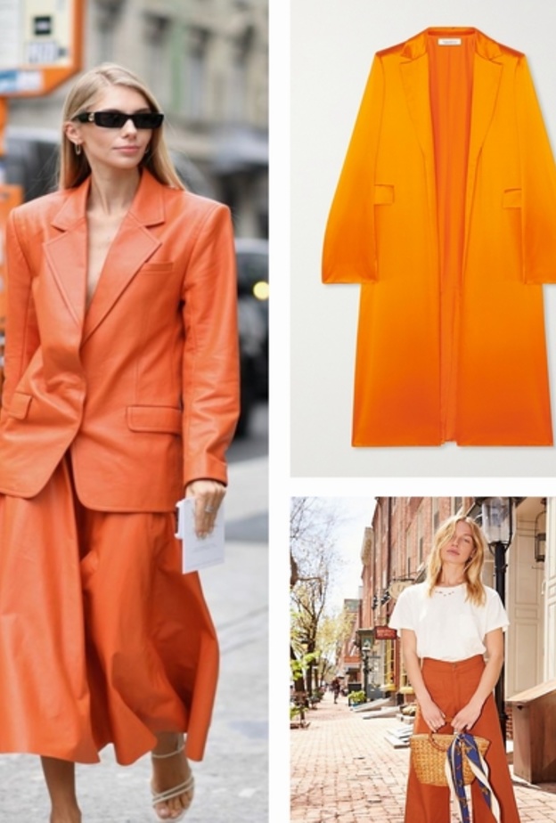 لون الأورانج يعدّ من الألوان الرائجة جداً هذا الموسم