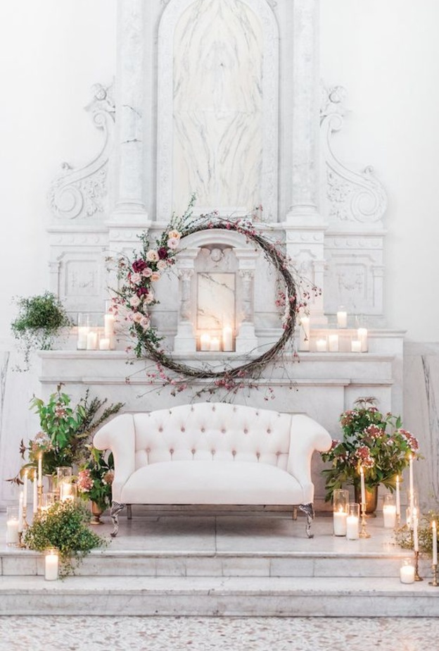  اجمل الافكار لكوش الافراح التي تزين حفلات زفاف 2020