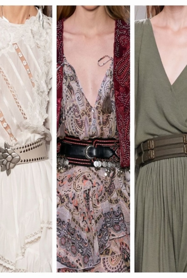 أبرز تصاميم الأحزمة العصرية من عروض الأزياء العالمية