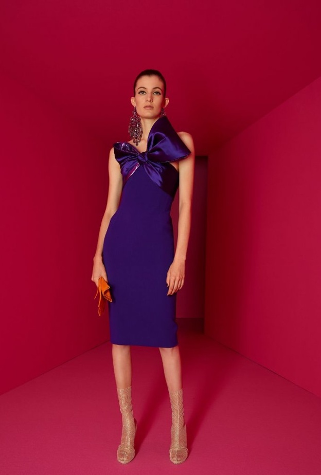  فستان سهرة ميدي منAlexis Mabille