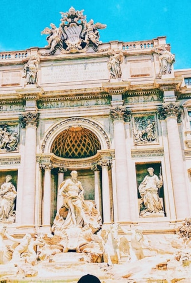 نافورة تريفي Trevi Fountain بواسطة molly archer