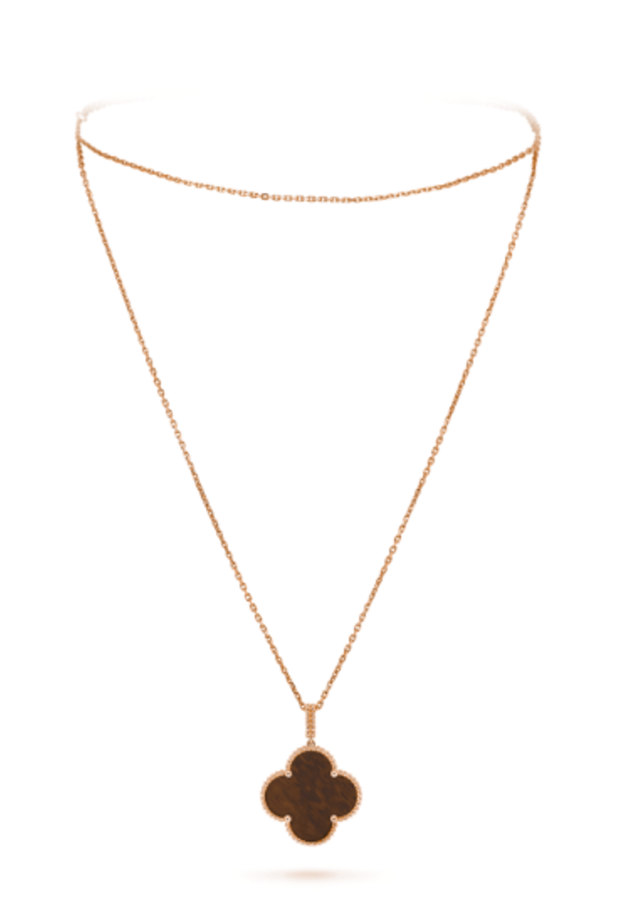 سلسال طويل من مجموعة magic alhambra من Van Cleef & Arpels