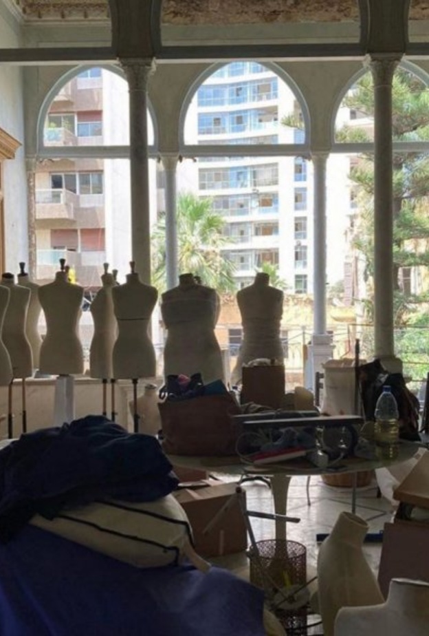 المصممة yasmina saleh تعرض متجرها للتدمير ايضا