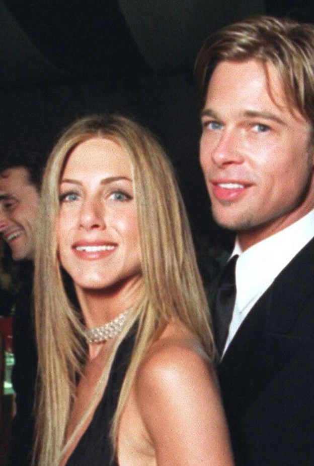 براد بيت و جينيفر أنيستون 