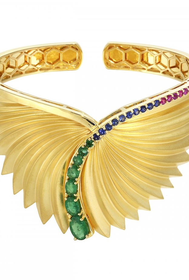 موديلات اساور ذهب عريضة  من غرازيلا Graziela