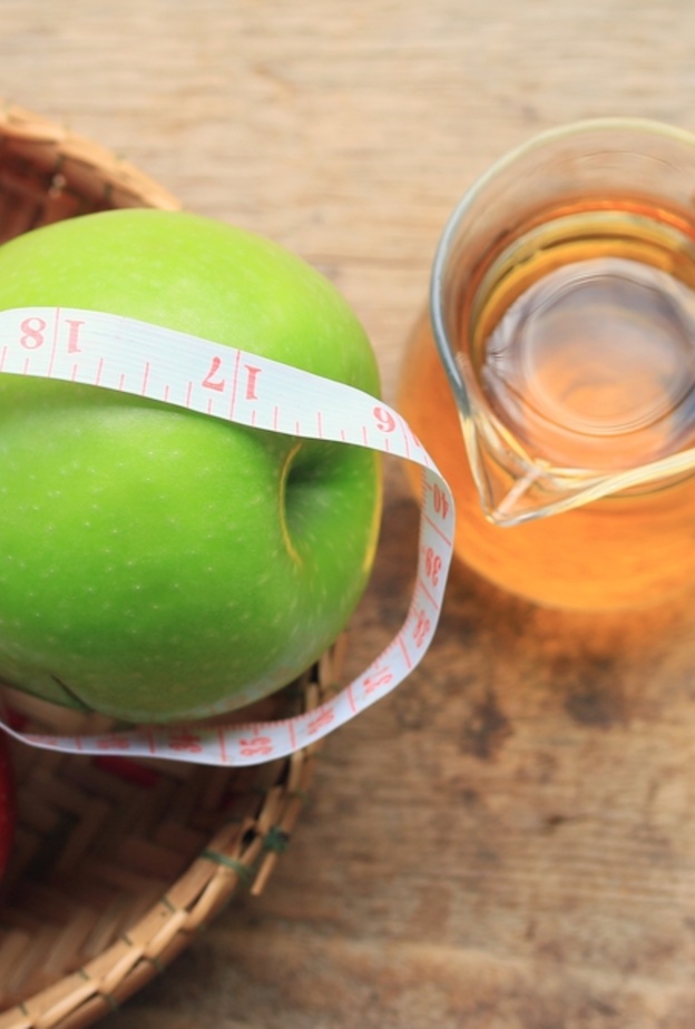 خل التفاح لتخسيس منطقة البطن وكبح الشهية