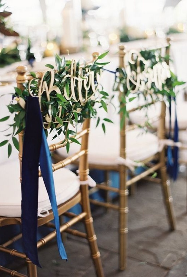  افكار لتزيين كراسي الزفاف في حفل الزفاف الخريفي