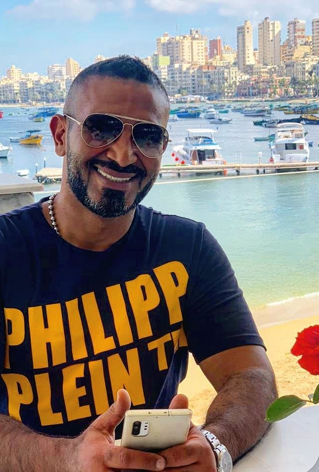 احمد سعد وخطيبته 