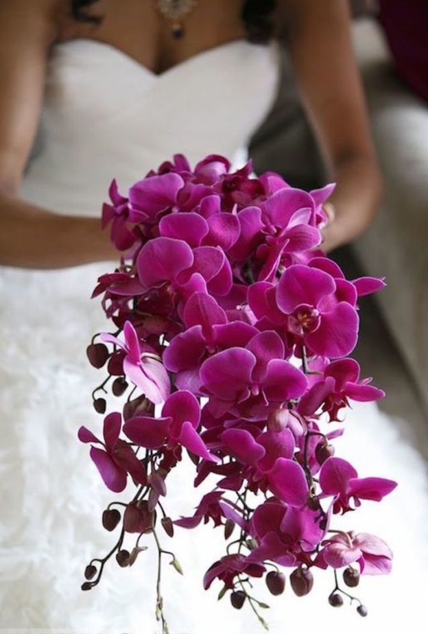  مسكات عروس ناعمه بازهار الاوركيدا الملونة