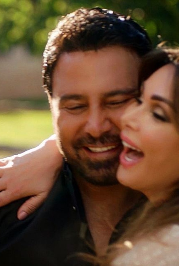 عاصي الحلاني وزوجته