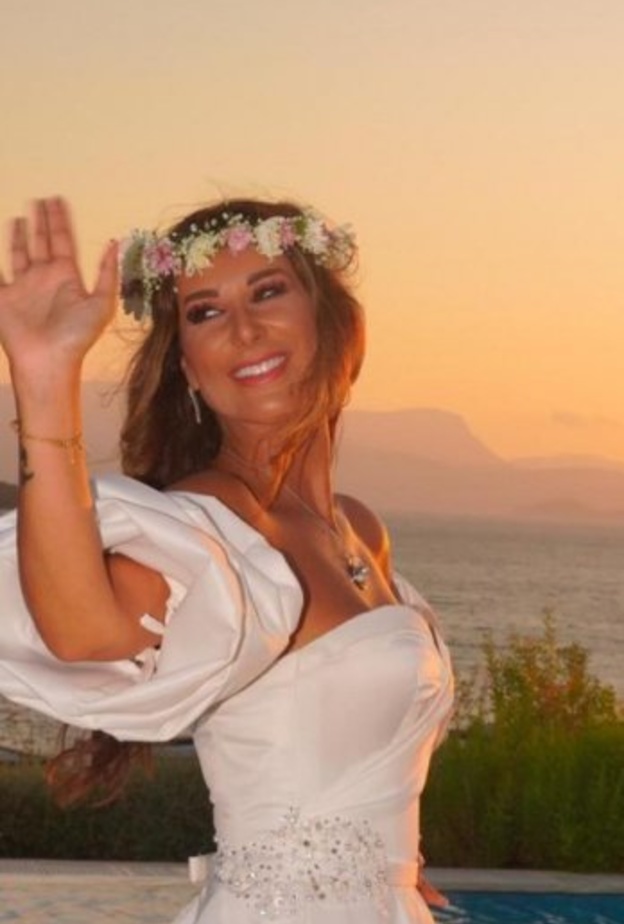  احتفلت كاتيا كعدي بزفافها بعد الانفجار