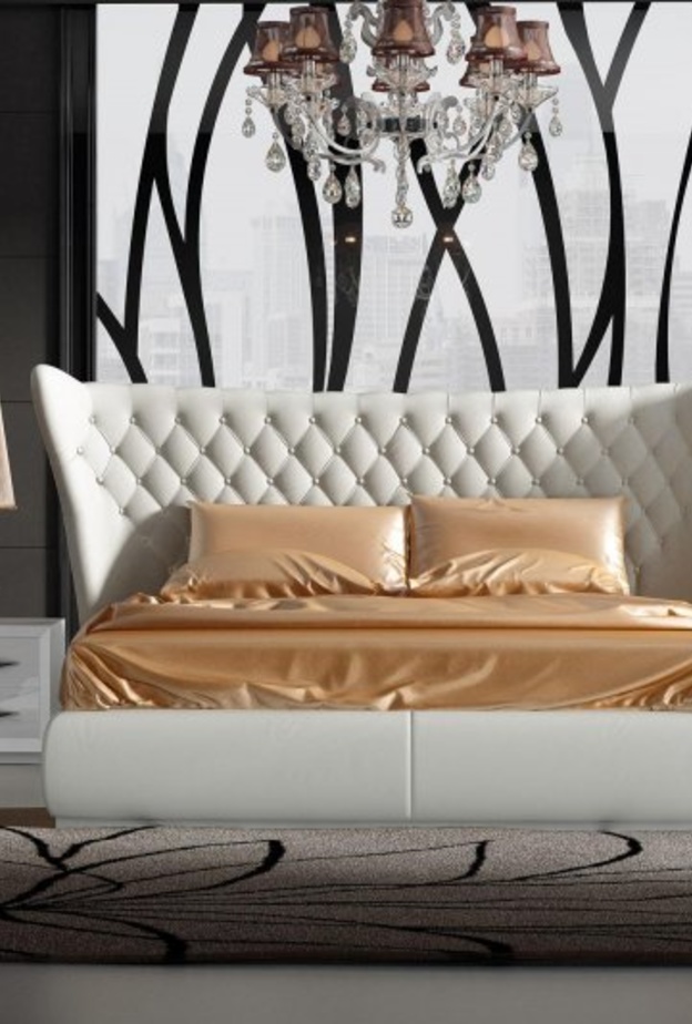 تصميم سرير فخم لغرفة نوم كلاسيك