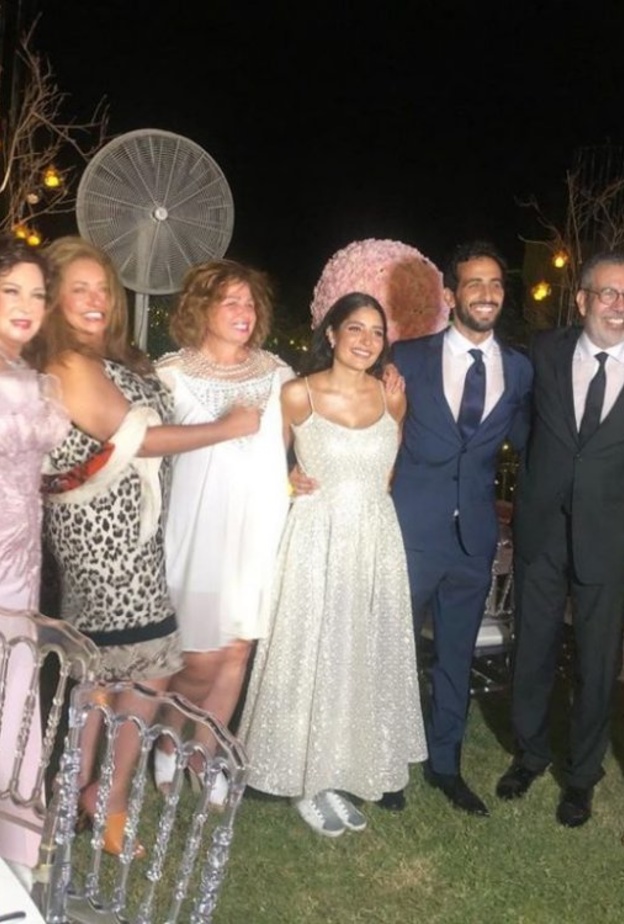 من حفل خطوبة ابنة مدحت العدل